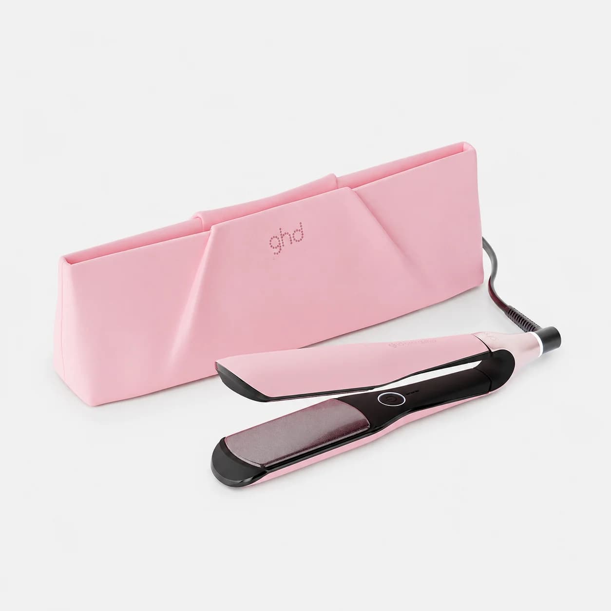 ghd Chronos Max Wide Plate Hair Straightener Dusted Pink