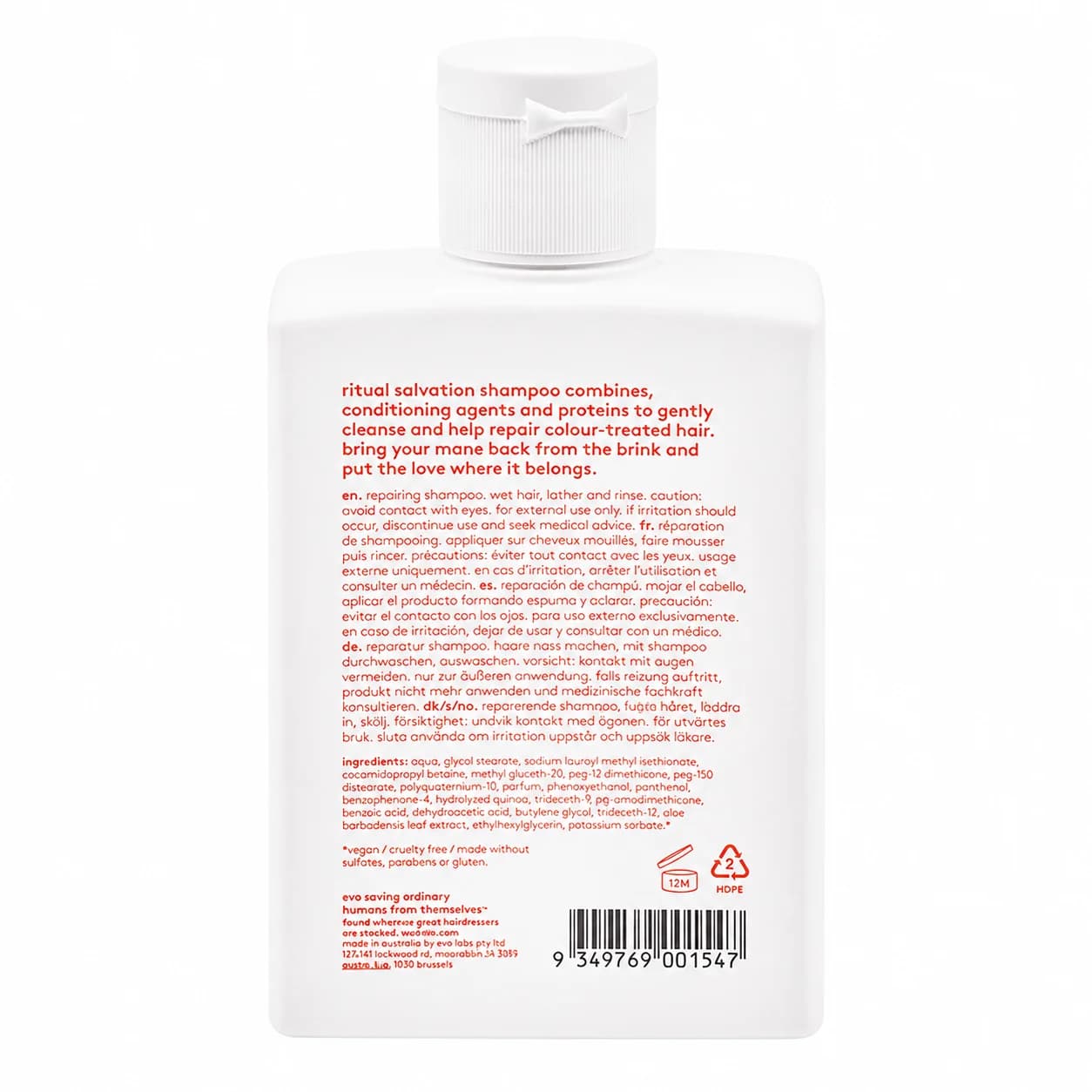 Ritual Salvation Repairing Shampoo