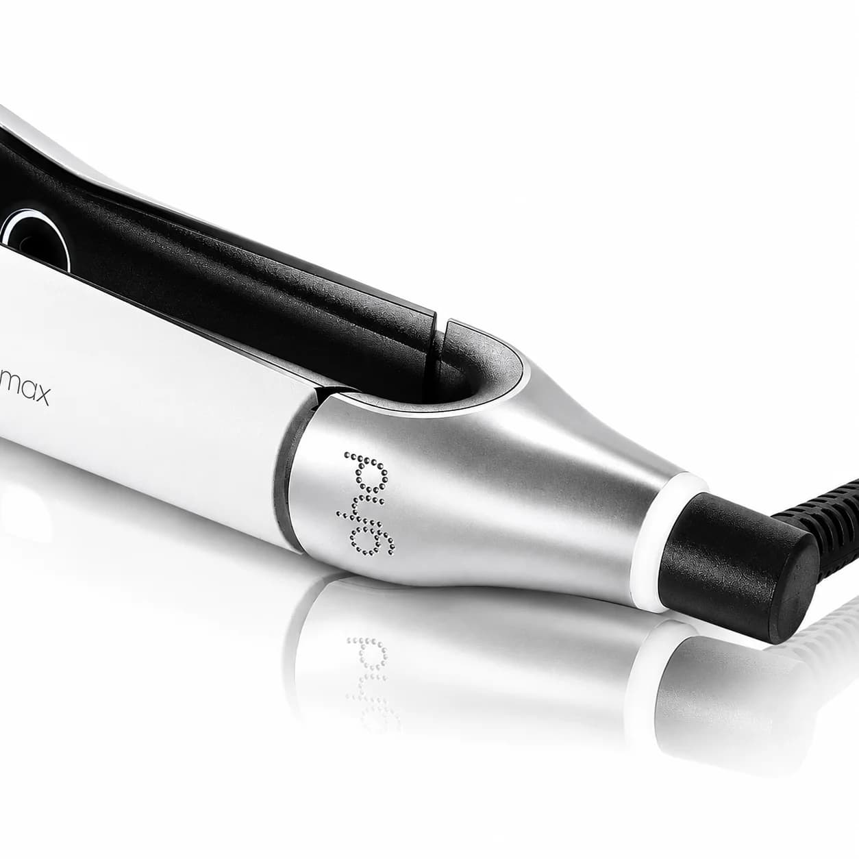 ghd Chronos Max Wide Plate Hair Straightener White