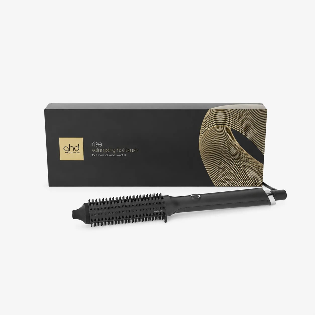 ghd Rise Heated Volumising Brush Black