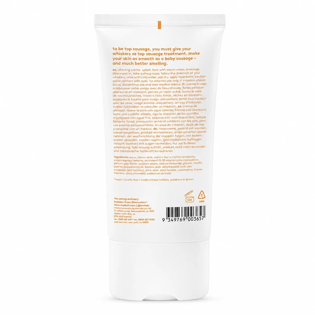 Uberwurst Shaving Crème