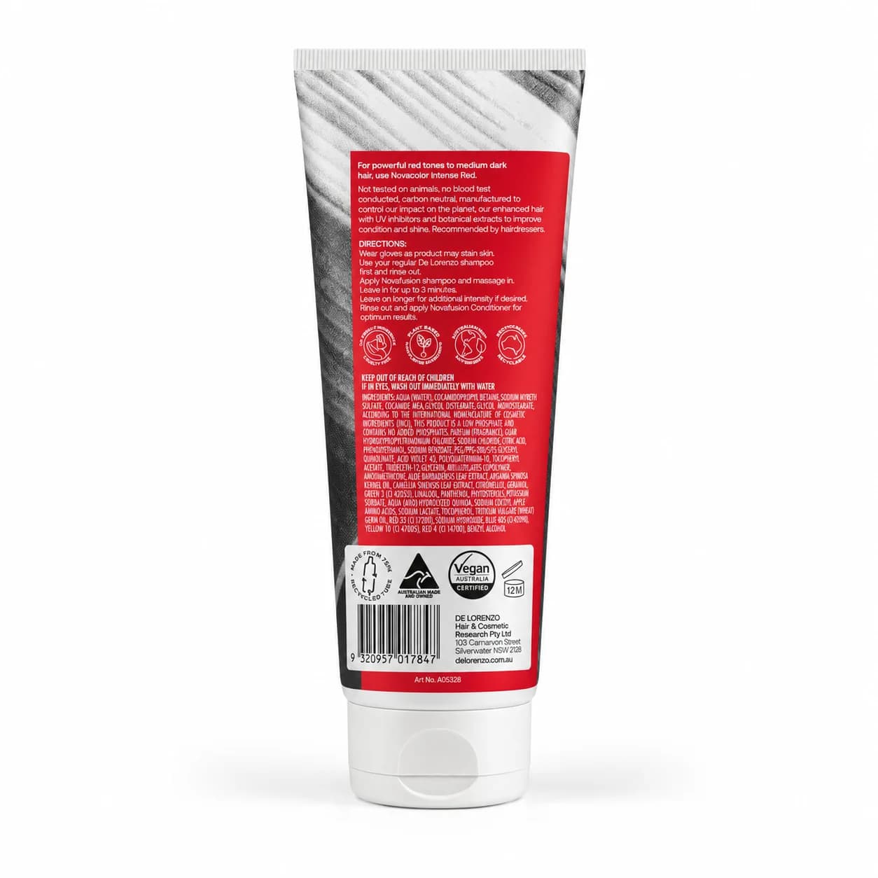 Novafusion Intense Red Colour Care Shampoo