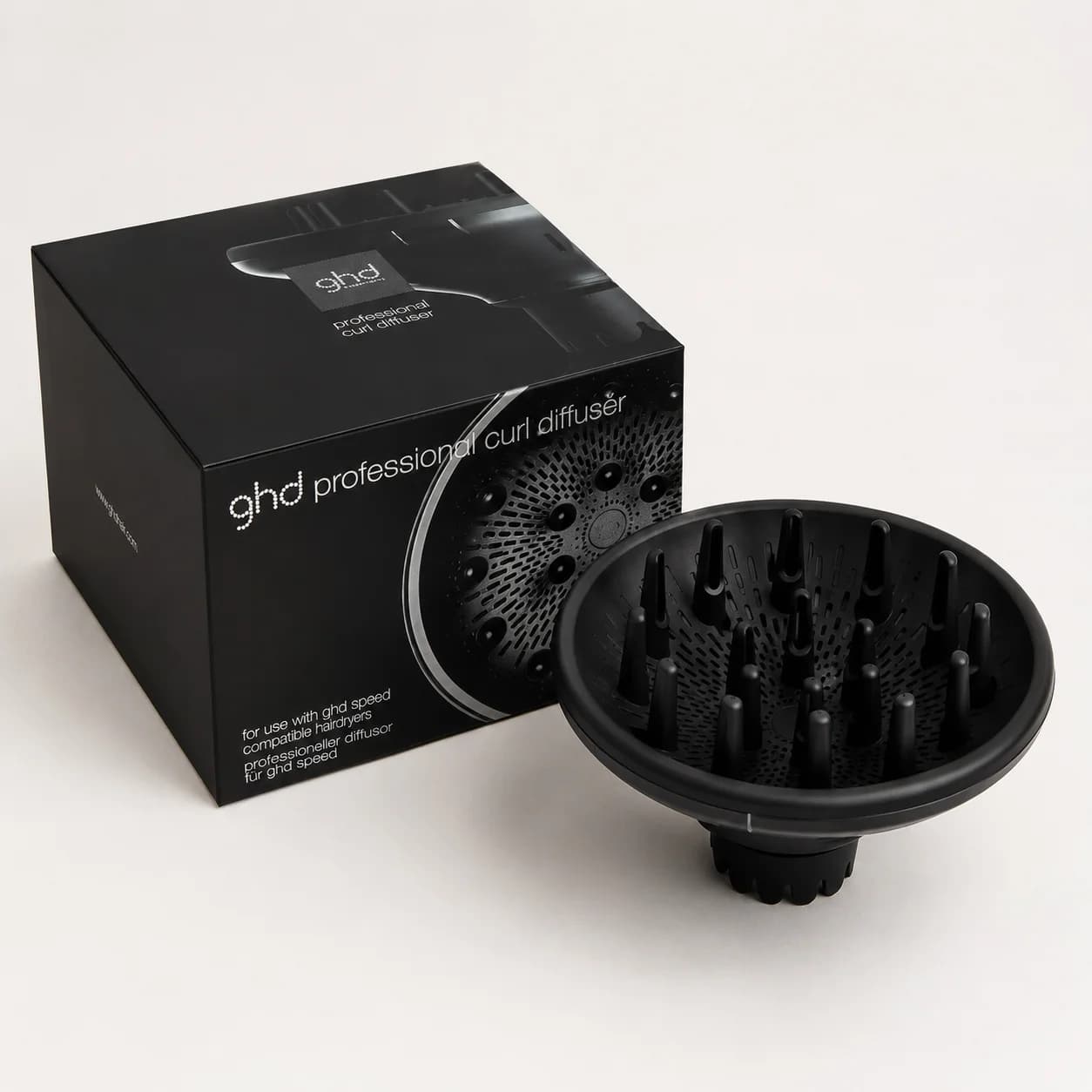 ghd Speed Ionic Hair Dryer with Diffuser Bundle Black