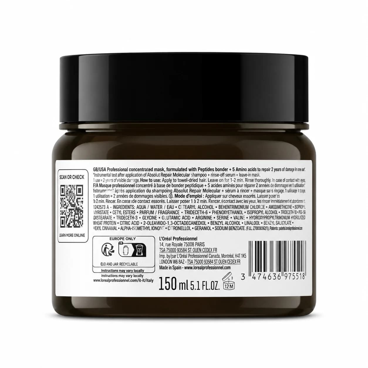 Absolut Repair Molecular Rinse-Off Mask